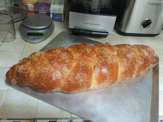 My first challah. Looks good, smells good. How will it taste?